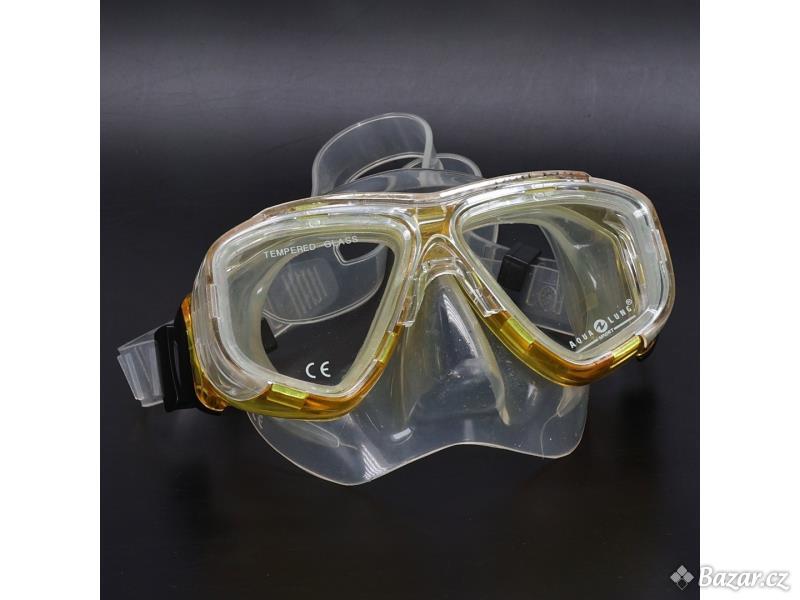 Potápěčské brýle EXP VISION, bílá/zlatá