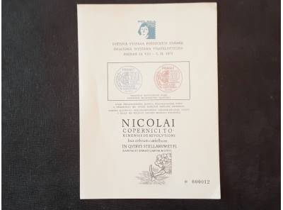  Výstava poštovních známek Poznań 1973, M. Kopernik - výročí 