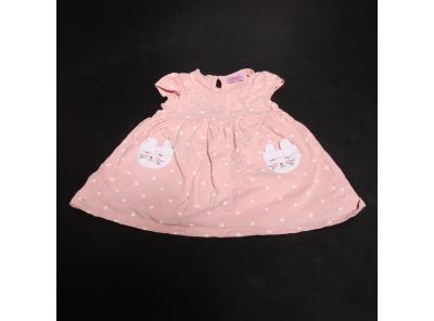 Dětské šaty Socute růžové 6-9m