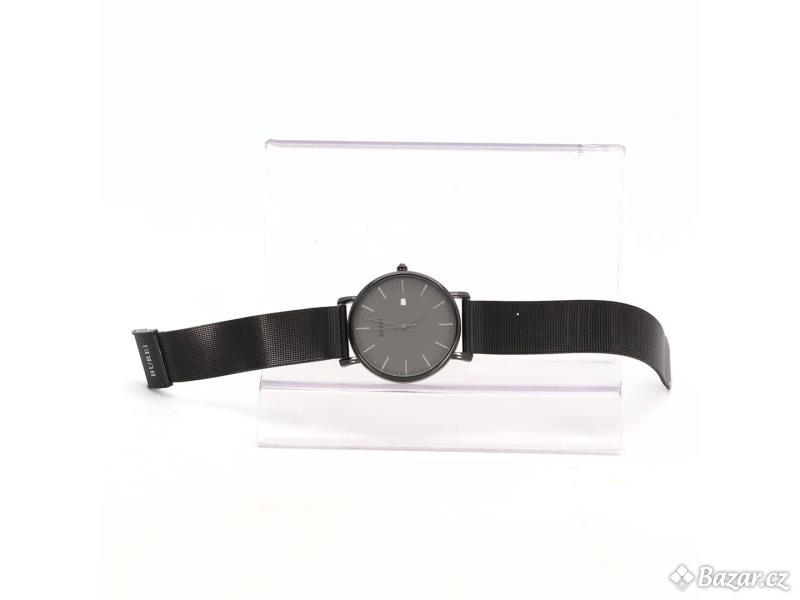 Elegantní pánské hodinky BUREI 19003 černé