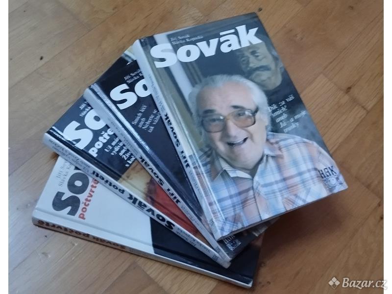 Sbírka 4 knih o Jiřím Sovákovi  