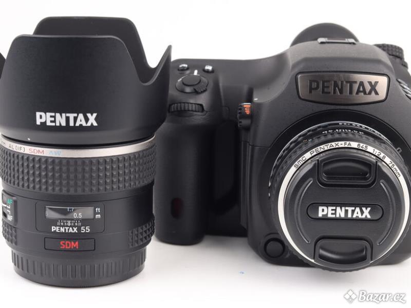 Pentax 645Z + 55 mm f/2,8 + 75 mm f/2,8
