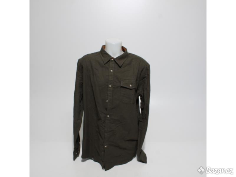 Flanelová košile Meilicloth zelená vel. XL