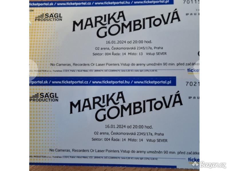Listky Marika Gombitová 02 Aréna 16.1.2024