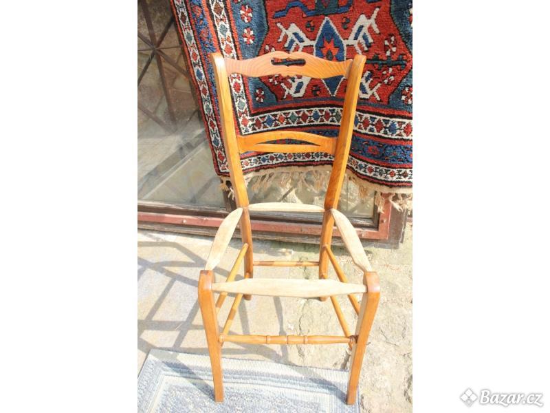 Dřevěná židle Biedermaier