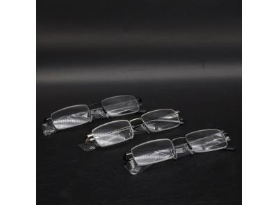 Dioptrické brýle na čtení Hubeye 3 ks