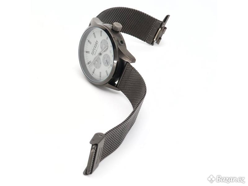 Pánské hodinky Superdry SYG256SMB černé
