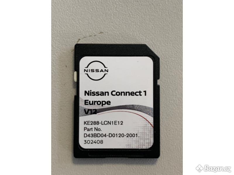 Mapy SD karta Nissan connect 1 - Europa v12 2022