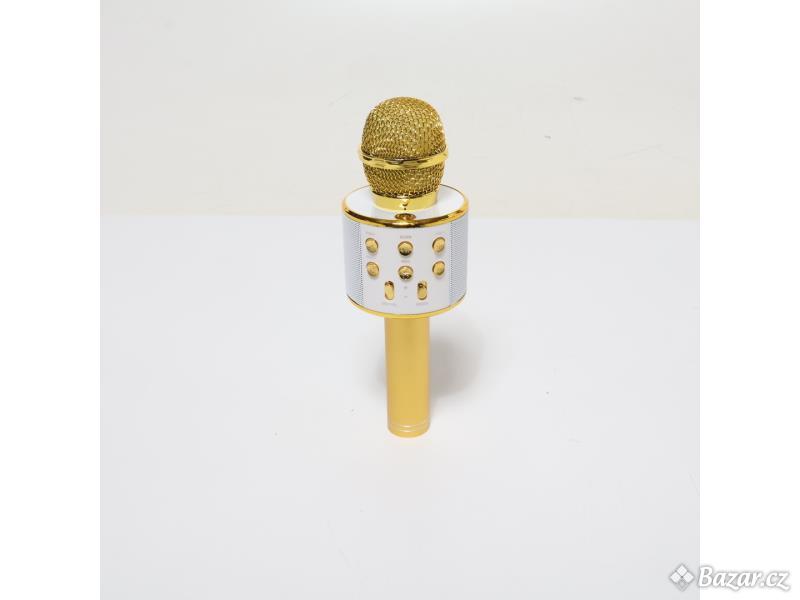 Bezdrátový mikrofon KIDWILL zlatý