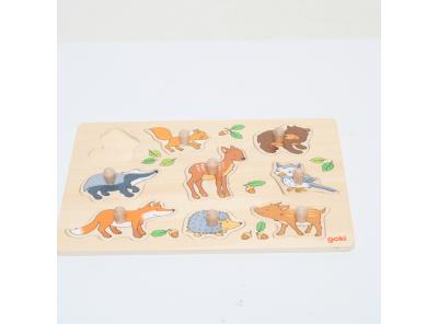 Dětské puzzle Goki Lesní zvářata