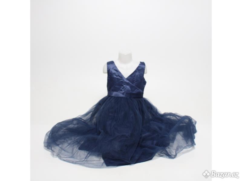 Dívčí šaty NNJXD modré vel. 150