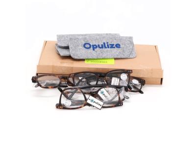 Brýle na čtení Opulize RRRRR64 5ks +3 diop