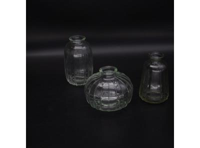 Skleněné mini vázy KMERCE ‎HUAP-003-TRANS 