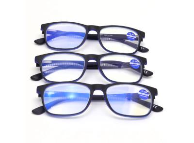 Brýle na čtení MMOWW DEL006-3pc-Blue-3.0