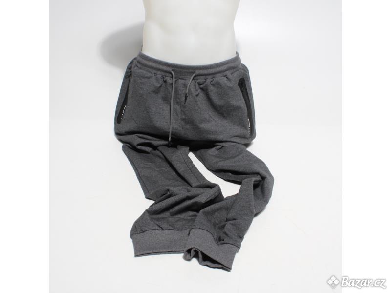 Pánské kalhoty JustSun šedé velikost L