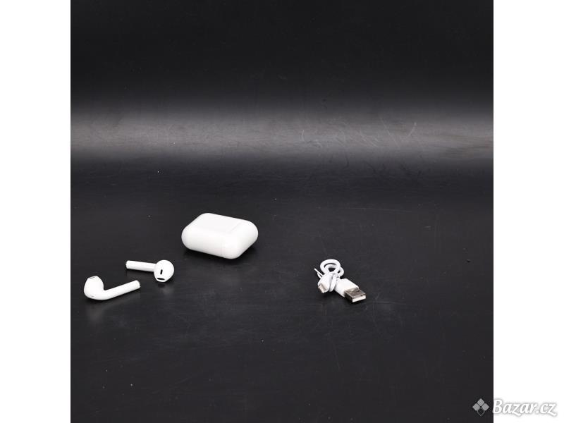 Bezdrátová sluchátka Bluetooth 5.1 bílá 