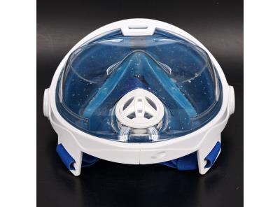 Celoobličejová maska Aquatics modrá