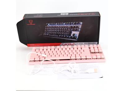 Herní klávesnice MOTOSPEED MSCK82 růžová