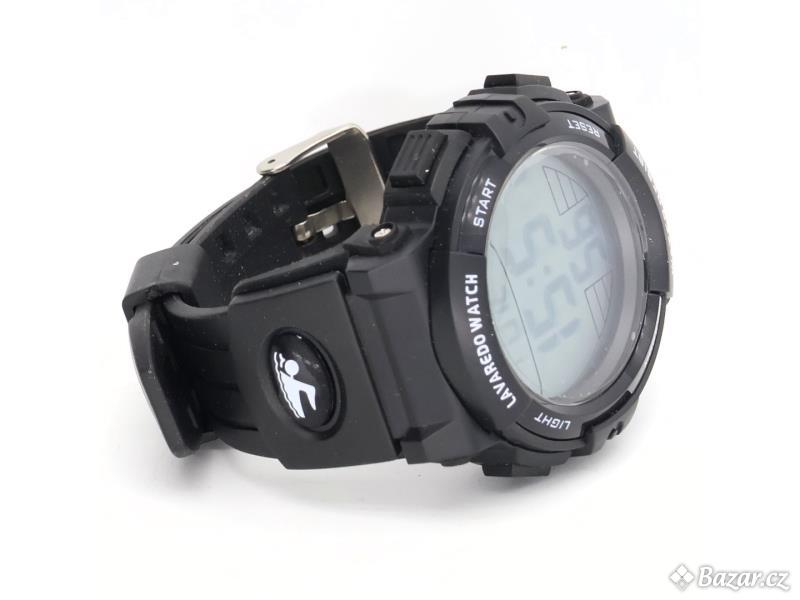 Sportovní černé hodinky BEN NEVIS L6606M 