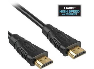 PremiumCord HDMI High Speed + Ethernet kabel, zlacené konektory, 20m - kphdme20