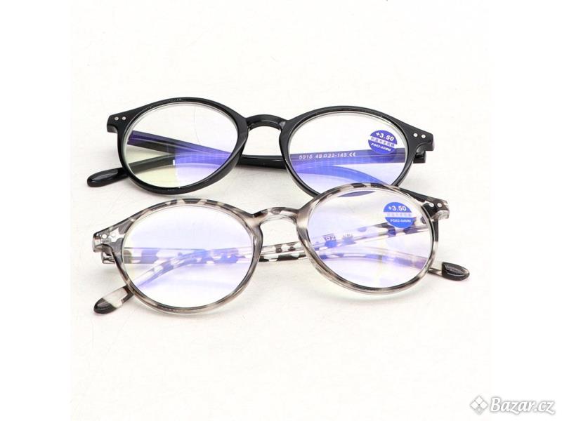 Dioptrické brýle Zuvgees +3,5 2 ks