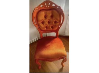 Sametová Chesterfield židle