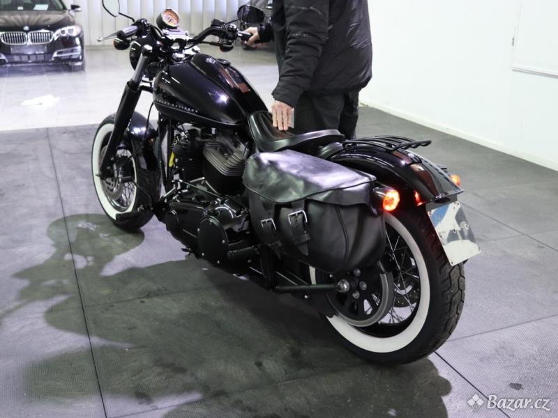 Motocykl Harley-Davidson FXS 1600 Softail Blackline 1.6 Black. Vše org HD!!!