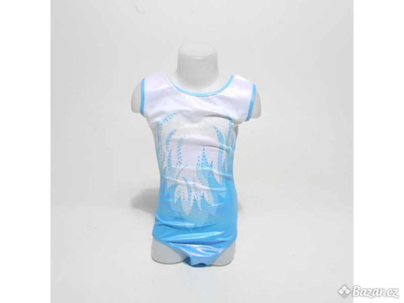 Dívčí gymnastický dres SEAUR modrý vel. 158 