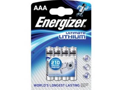 Ultimate Lithium FR03/4 4xAAA ENERGIZER