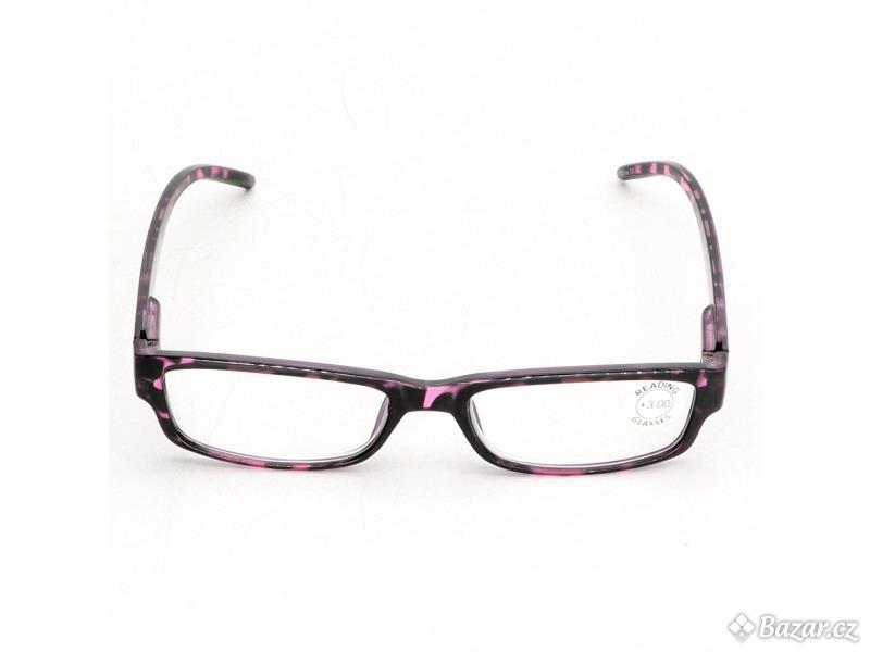 Brýle na čtení Opulize +3.00, 5 kusů