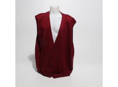 Pánská vesta Kallspin červená vel.4XL