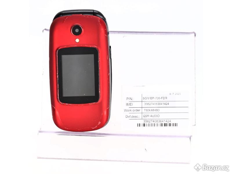 Mobilní telefon Evolveo EasyPhone červený
