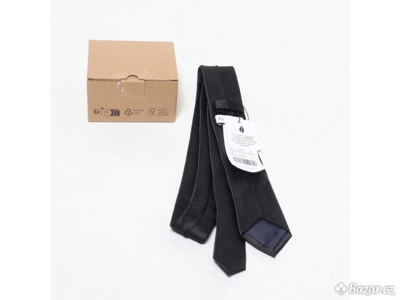 Pánská kravata černá k obleku