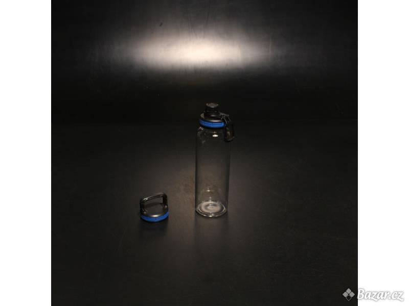 Láhev na pití Hydro2Go skleněná modrá 950 ml