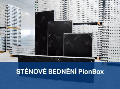 Stěnové bednění PionBox 100 m2 shodné s Tekko - nový