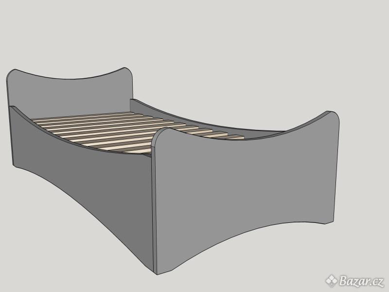 Jednolůžková postel - 900x2000mm