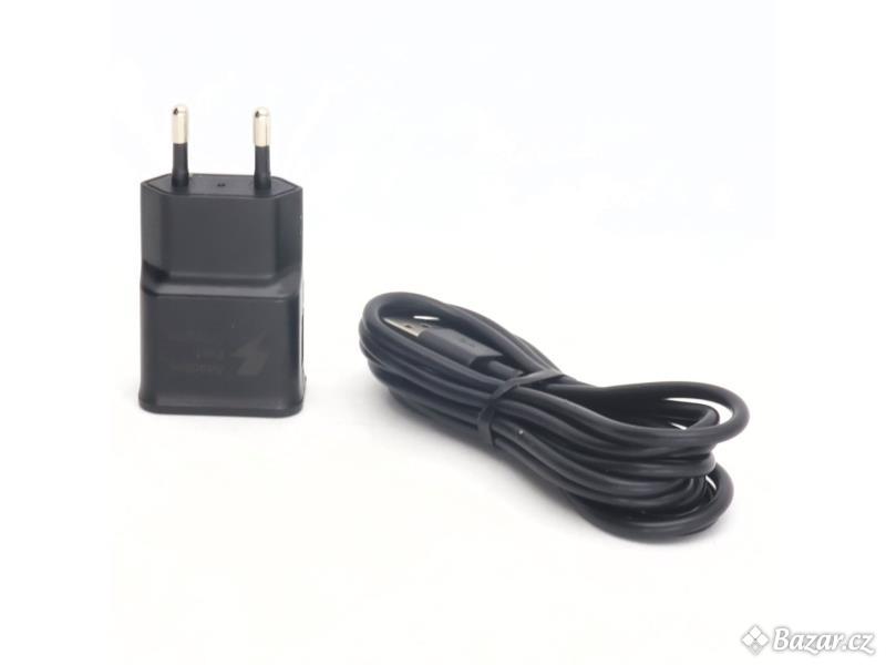Nabíjecí adaptér černý s USB_C konektorem