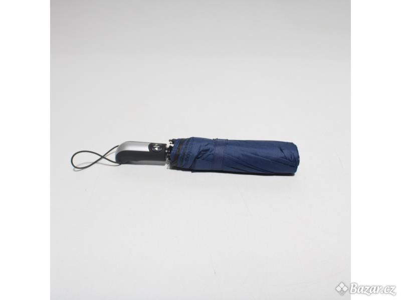 Deštník skládací N-A  modrý
