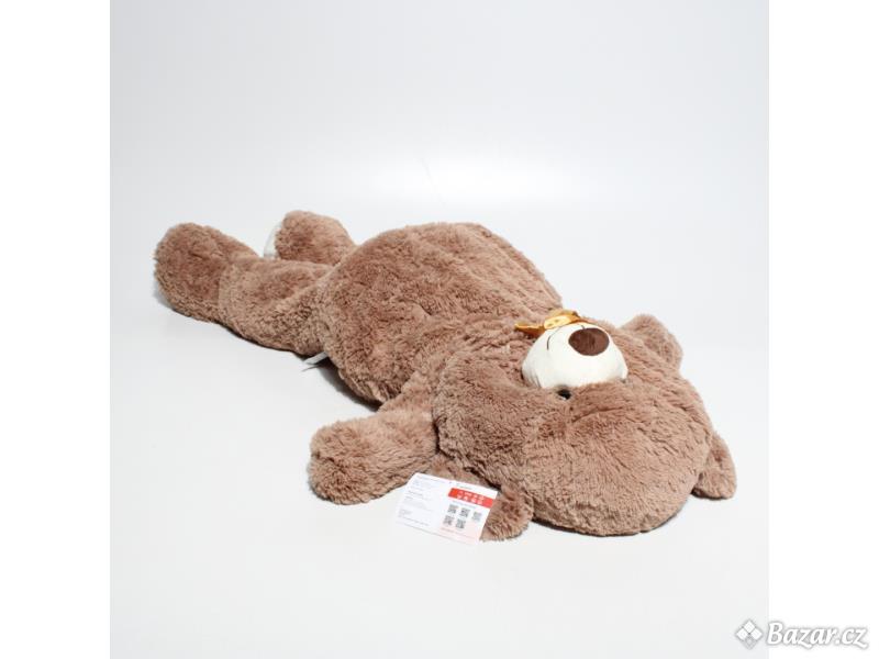 Plyšový medvěd MorisMos 130 cm hnědý