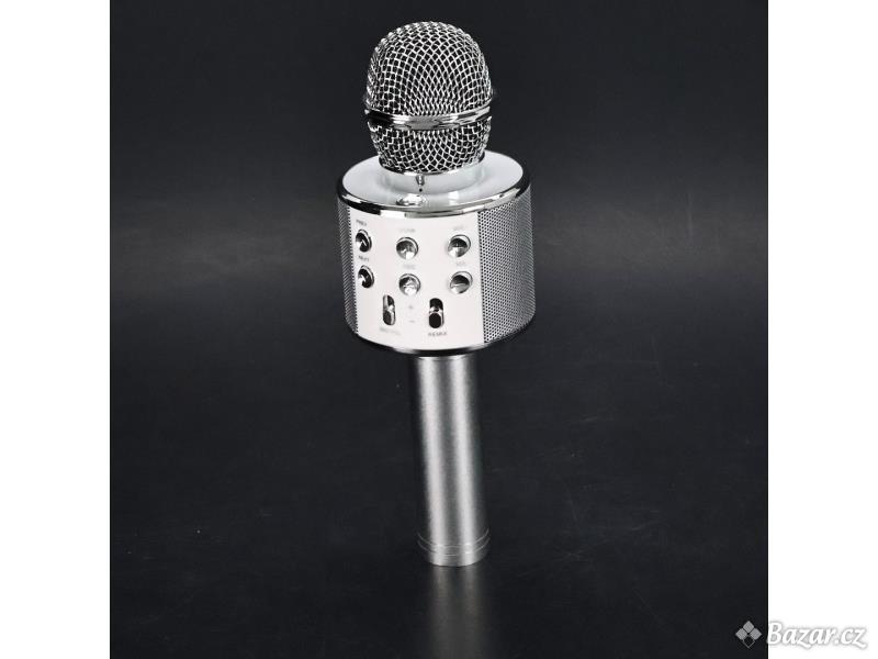 Karaoke mikrofon Raking šedý