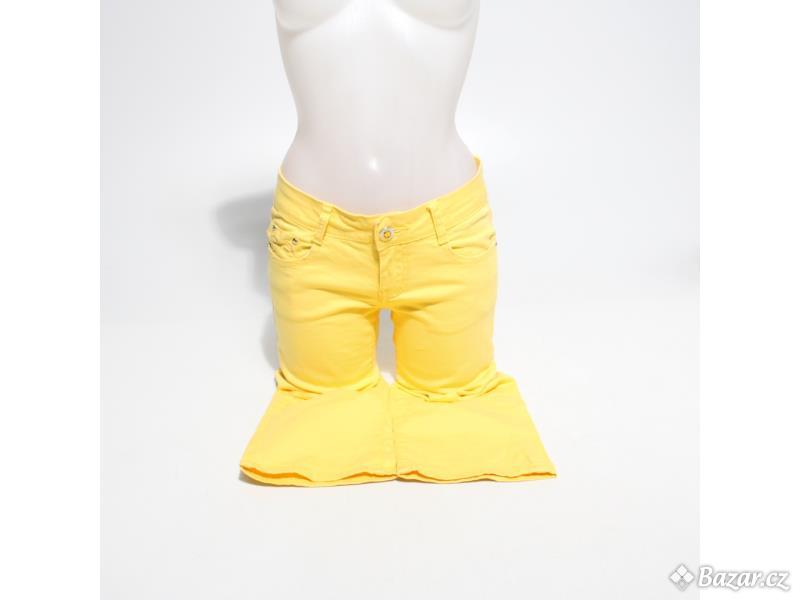 Tříčtvrteční kalhoty G.Cause vel.28 žluté