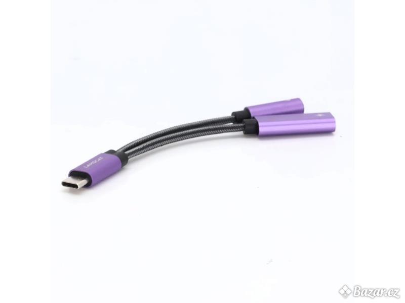 Adaptér LAMSCAT fialový USB-C