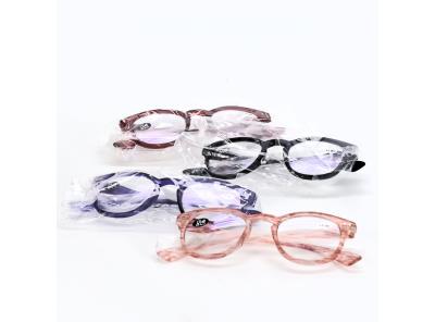 Brýle na čtení Bosail +1.0, 4 kusy