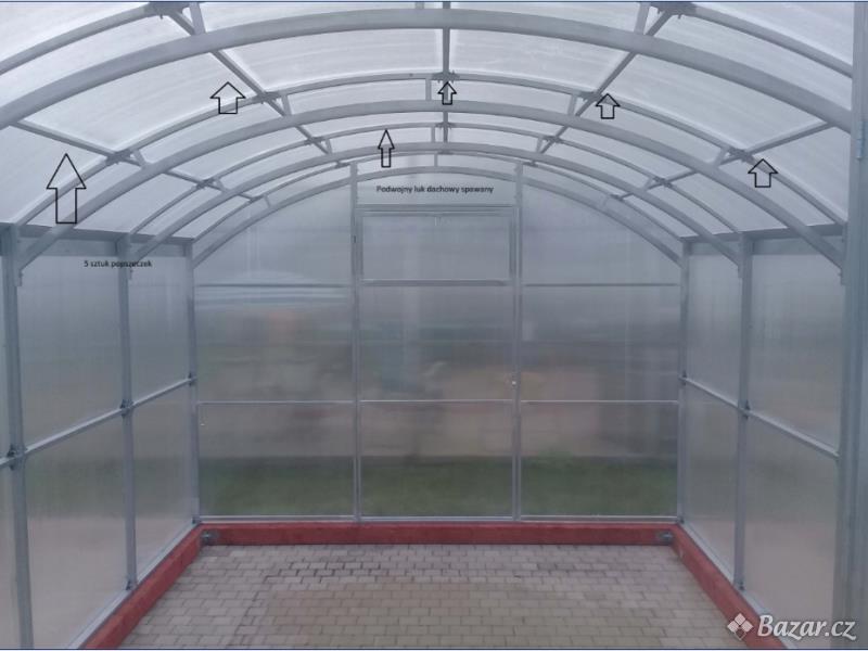 Polykarb. skleník Agroflex RIMESSA L40V – délka 10 m