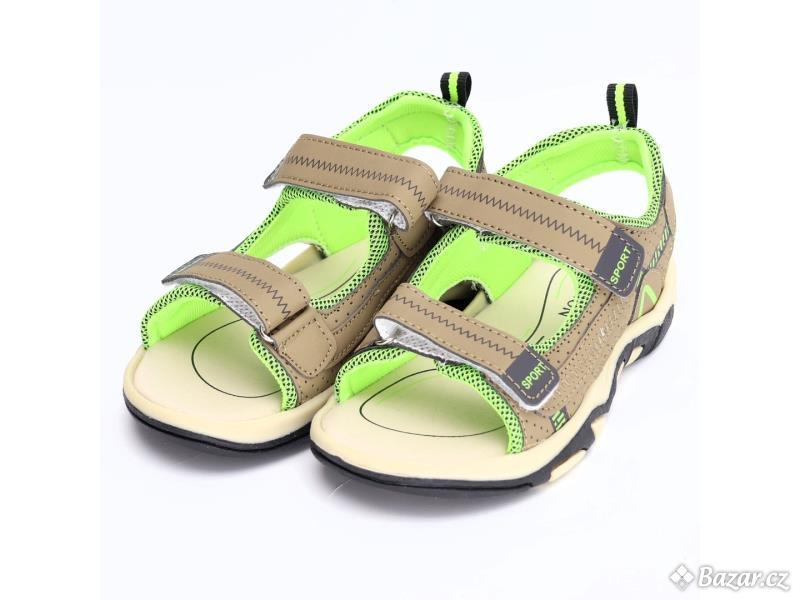 Dětské sandály HSNA vel. 29 EU zelené