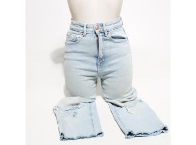 Dámské riflové kalhoty upnuté 34 EUR modré