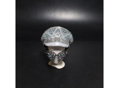 Stříbrný klobouček s brýlemi BPURB 