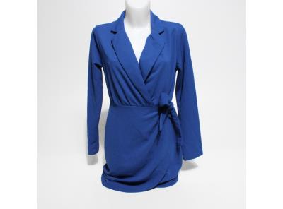 Šaty Grace Karin, modré, vel. M, cvočky