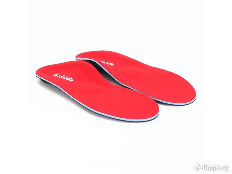 Červené vložky do bot Kelaide 27 cm