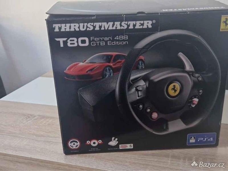PS4 volant T80 Ferrari 488 GTB editor (Thrustmaster)